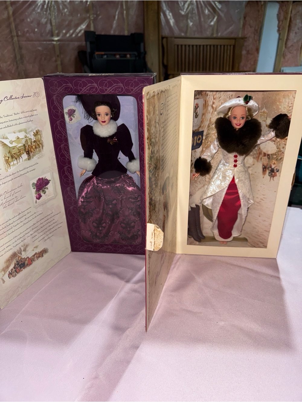 Barbie Holiday Dolls Set - Purple, Pink, White & Black Outfit Collection
